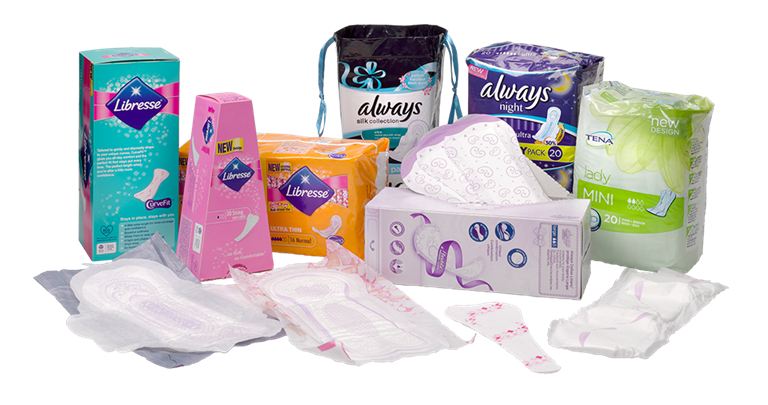 Sanitary napkins libresse all products